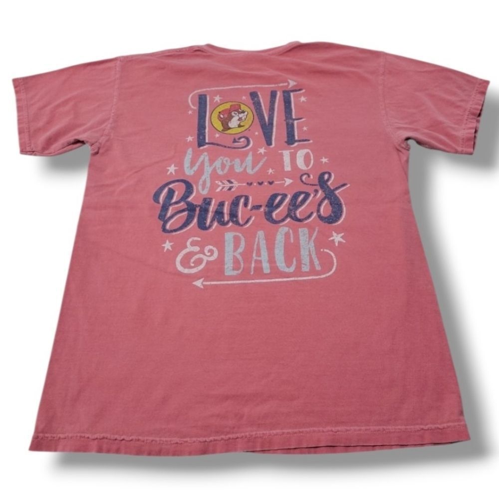 Comfort Colors Shirt Size Medium Buc-ee's T-Shirt Love You To Buc-ee's And Back - Picture 5 of 6